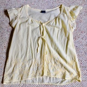 💛Faded Glory Yellow Blouse💛